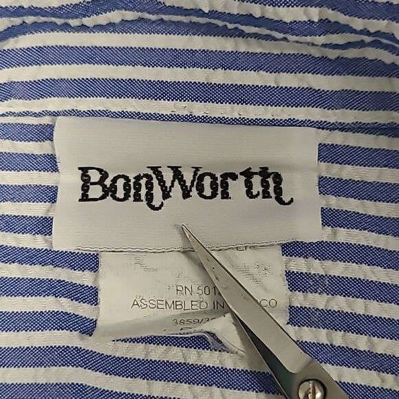 BonWorth jacket and shirt seersucker coordinates - Picture 10 of 11